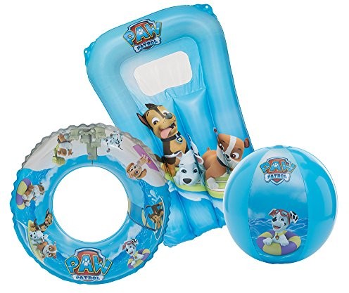 Happy People 16328 Zestaw plażowy Paw Patrol, niebieski