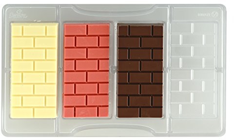 Decora 0050127 forma do czekolady forma tablet w wstawki 20 x 12 x 2,3 cm 0050127