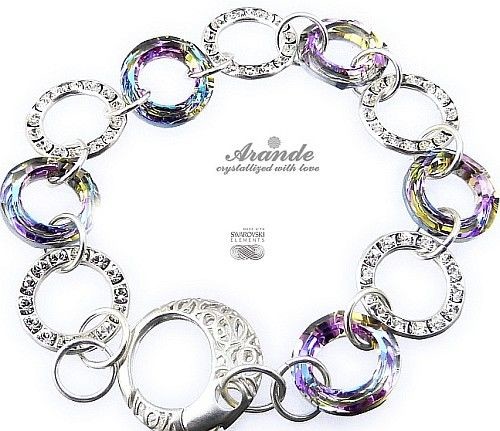 Swarovski Arande SPECIAL Bransoletka 5 KOLORÓW SREBRO 700141