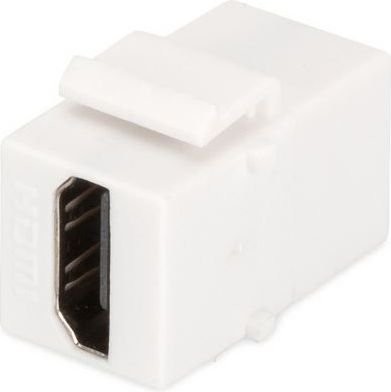 Digitus Kabel Moduł Keystone HDMI łącznik do gniazd i pustych paneli żeński/żeński biały-DN-93401