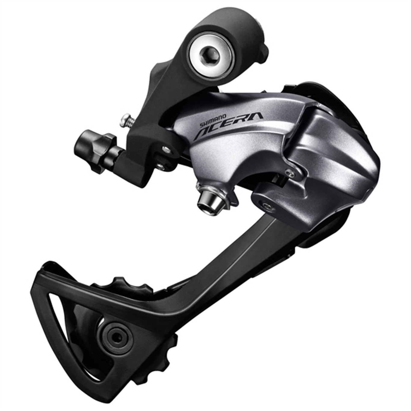 SHIMANO Przerzutka tylna Acera RD-T3000 czarny-srebrny / Ilość biegów: 9 / Mocowanie: rama z hakiem ERDT3000SGSS