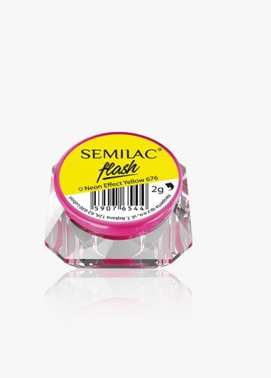 Semilac Pyłek Flash Neon Effect Yellow 676 SA037