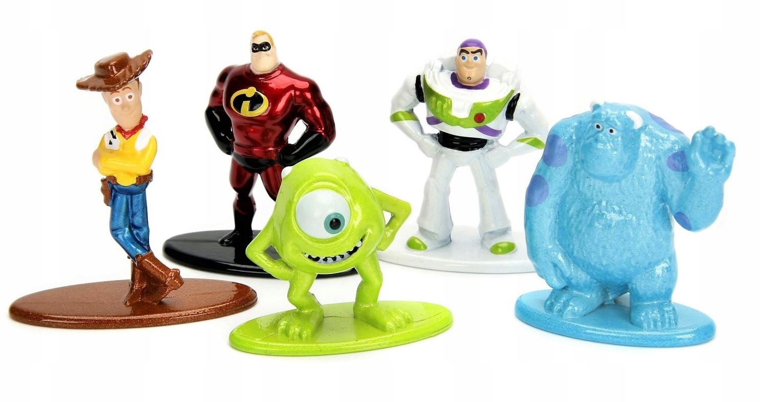 Disney Pixar 5PAK Metalowe Figurki Nano Metalfigs