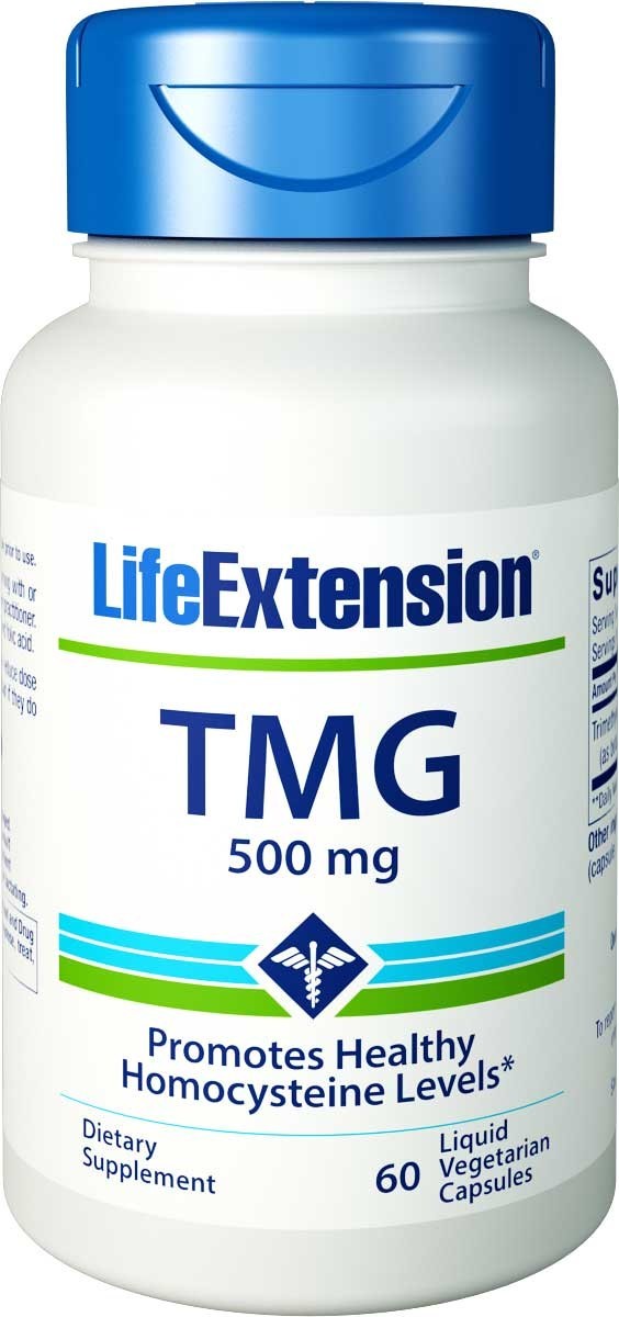Life Extension TMG (Trimetyloglicyna), 60 kaps.