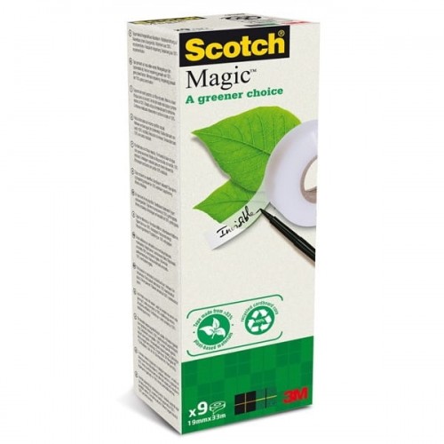 Scotch Taśma klejąca 19/20 MAGIC matowa ekologiczna 9szt. /3M-7000528697/ 3M294
