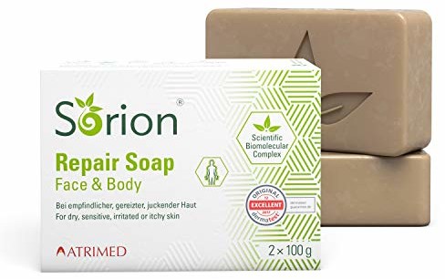 Sorion Repair Soap  również do pielęgnacji skóry w przypadku łuszczycy