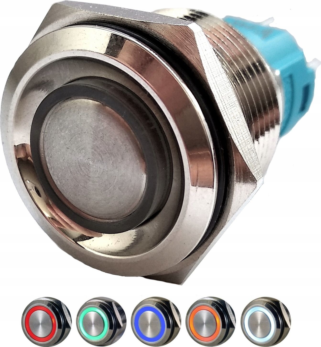 Honyone PRZYCISK 22mm WANDALOODPORNY CHWILOWY LED 250/24V NXAS921