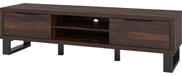 Helvetia Szafka RTV HALLE 40 Dąb Wallace + Czerń 241WHK40