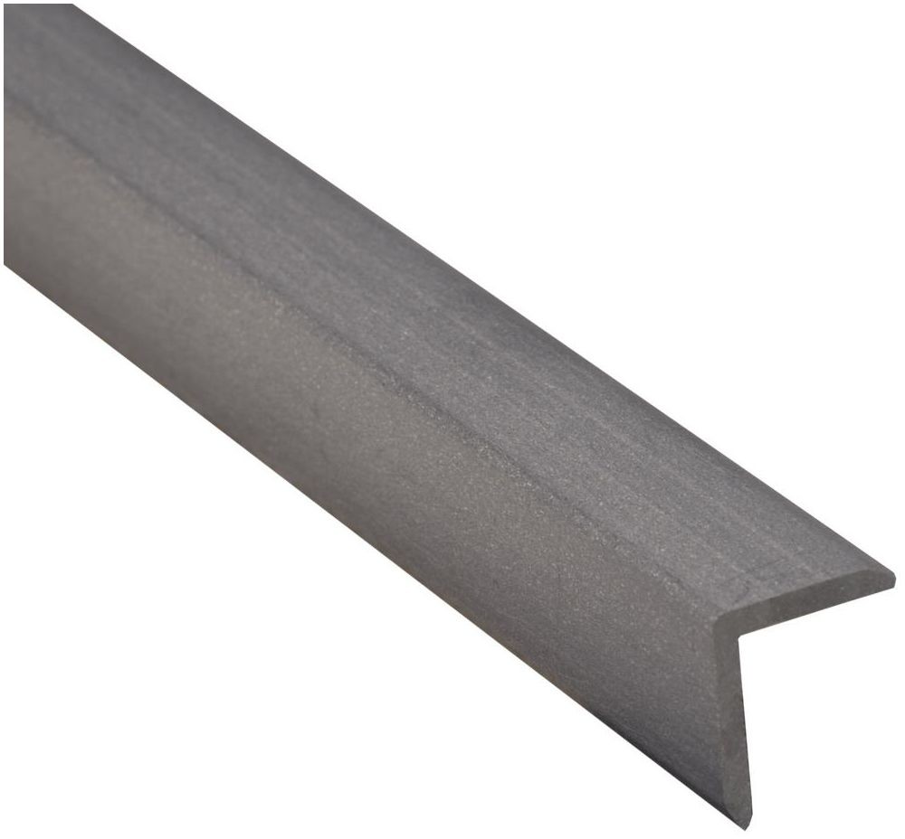 DLH Listwa wykończeniowa 3x240x3.4 cm narożna szara