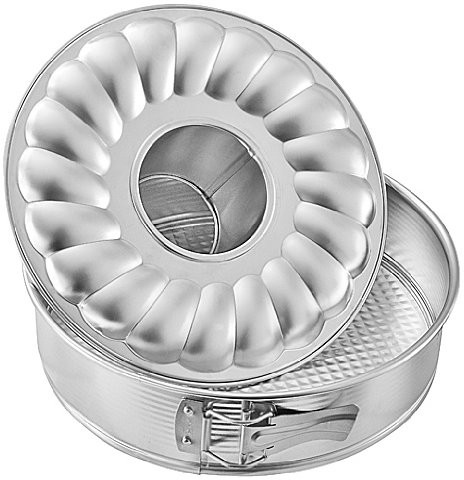 Zenker 6808 Spring kształt z rury i płaskie dno  26 cm, Silver 6808