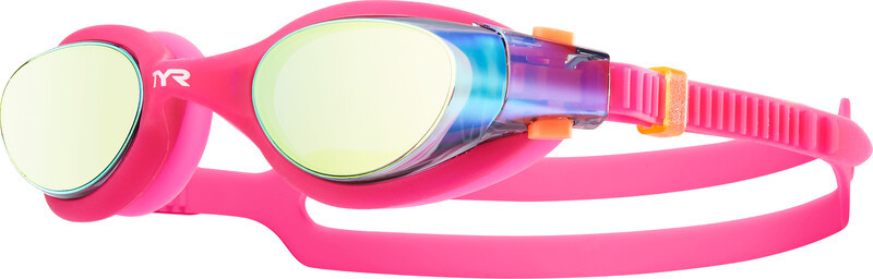 TYR Vesi Okulary pływackie lustrzane, gold/pink 2020 Okulary do pływania LGHYBFM760-760