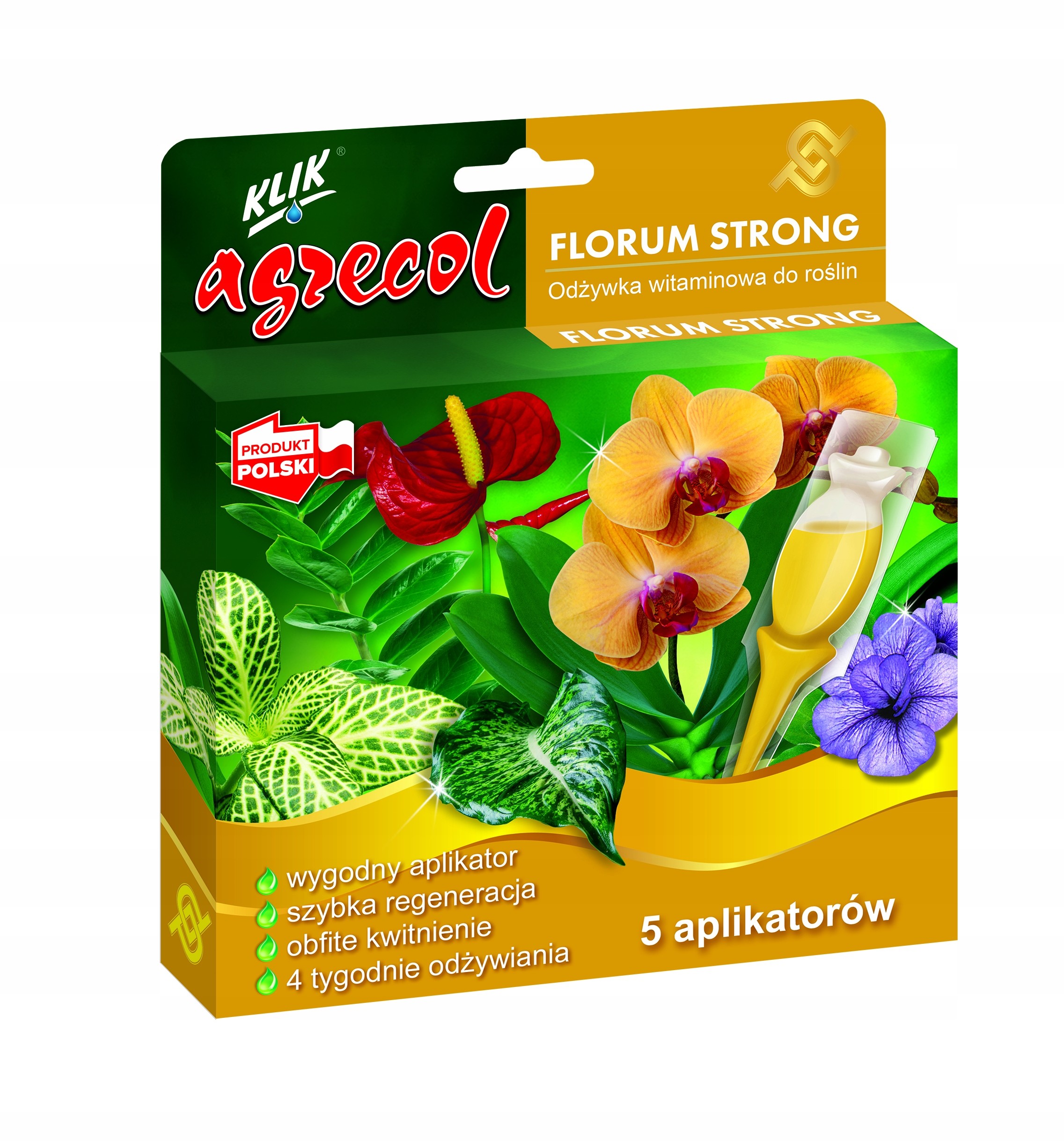 Agrecol Odżywka Florum Strong nawóz 5x30 ml