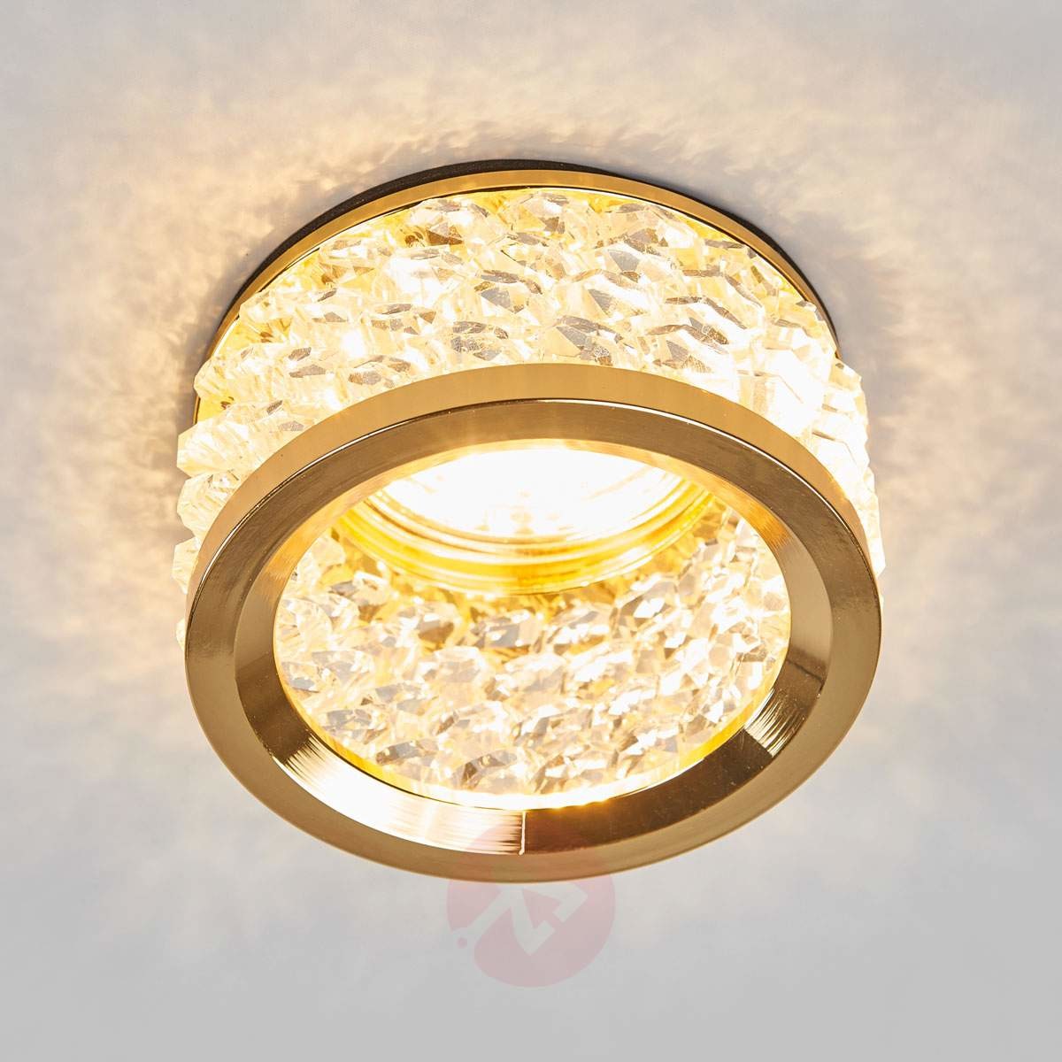 Orion Z kryształowymi ozdobami - lampa wpuszczana IWEN