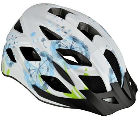 Zdjęcia - Kask rowerowy Fischer Urban Flower  (biały, rozmiar S/M)