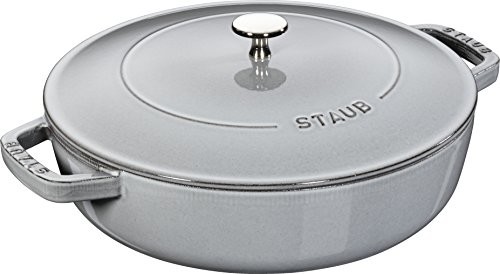 Staub 40511  470  0 naczynie do pieczenia z chistera, żeliwo, szary, 28 cm 40511-470-0
