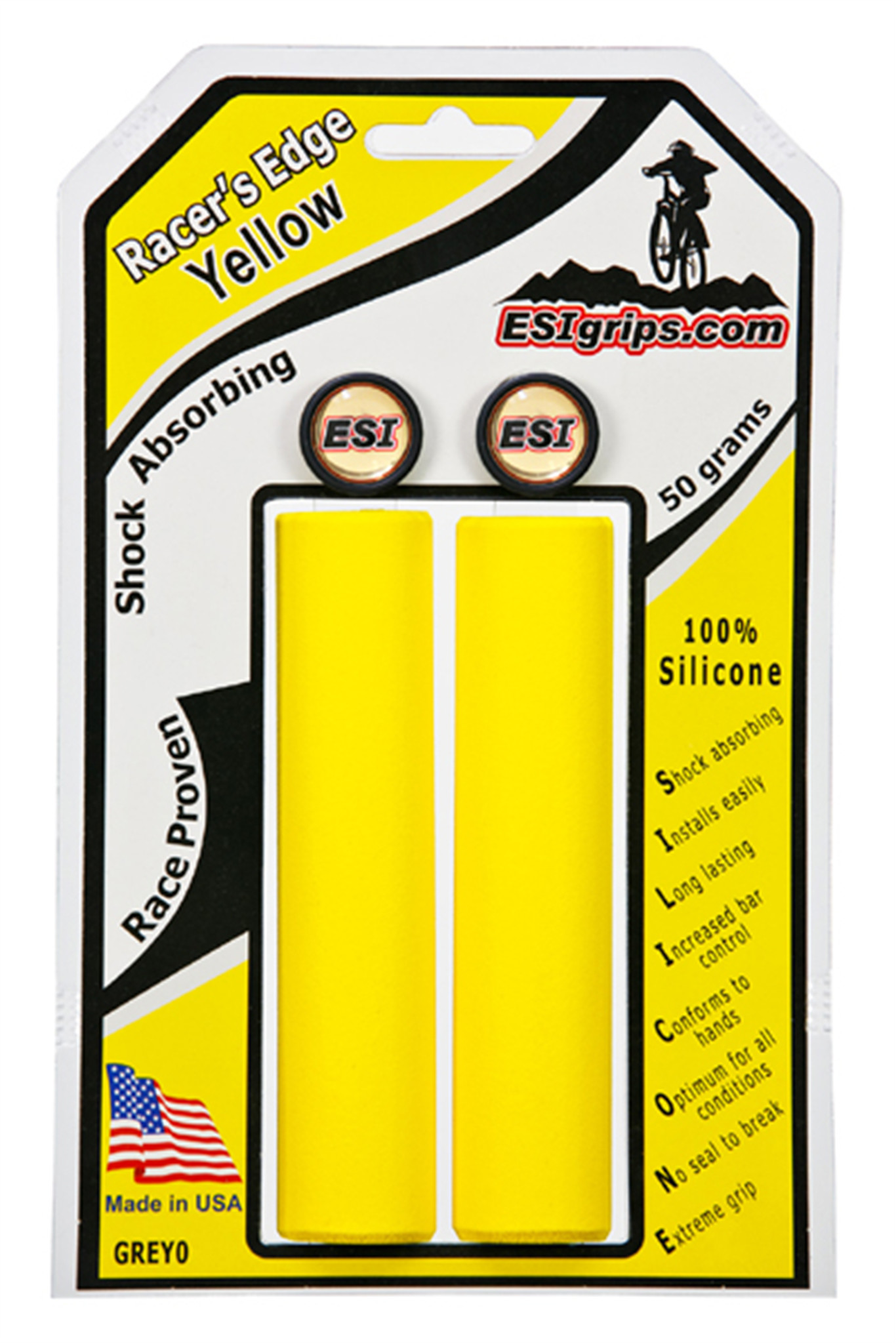 ESI Chwyty  Racer's Edge żółty