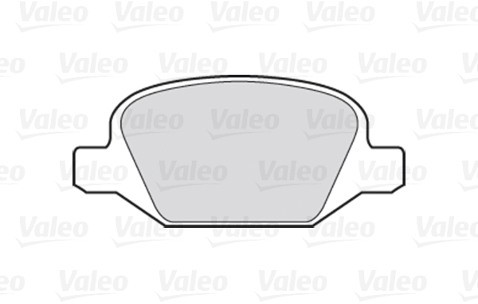 VALEO Zestaw klocków hamulcowych, hamulce tarczowe 301407