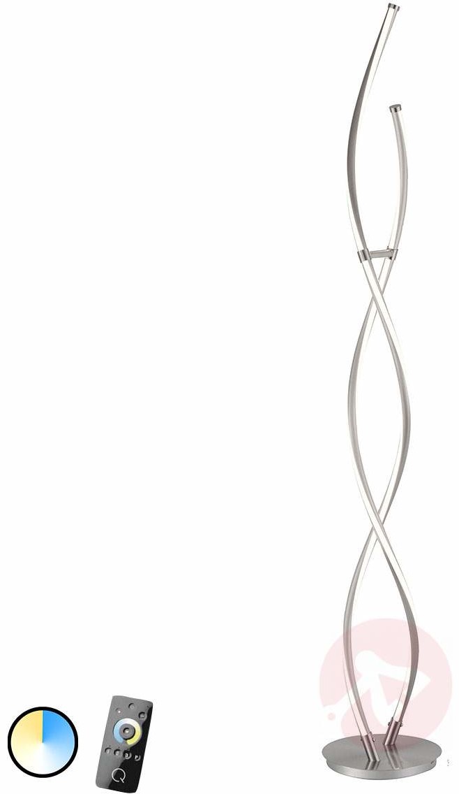 Paul Neuhaus Inteligentna lampa stojąca LED Q-Malina z pilotem