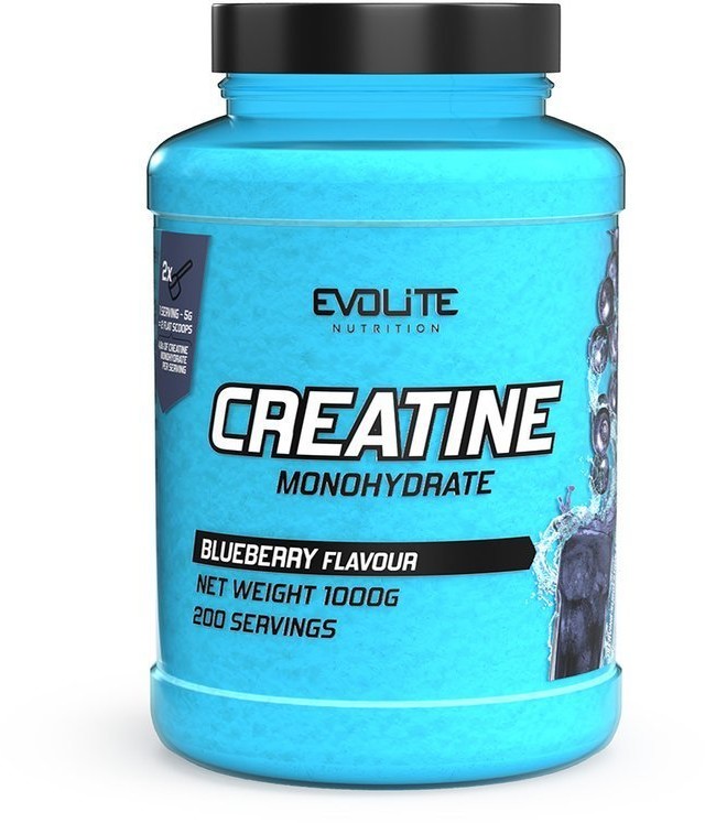 Evolite Creatine Monohydrate 1000g Blueberry