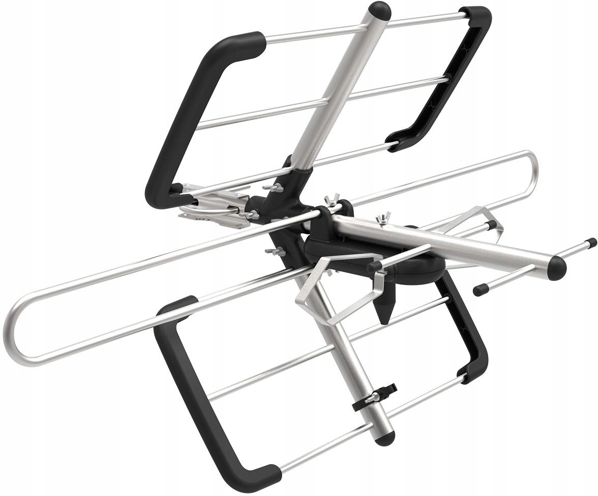 Spacetronik Antena Dvb-t / T2 Eos Combo Black MUX8