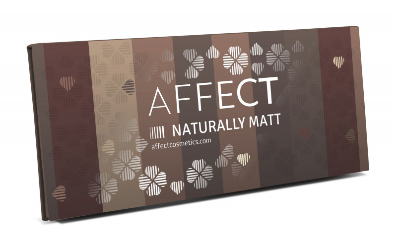 Affect PRESSED EYESHADOWS PALETTE - Paleta 10 cieni prasowanych - NATURALLY MATT AFFEPCNMA