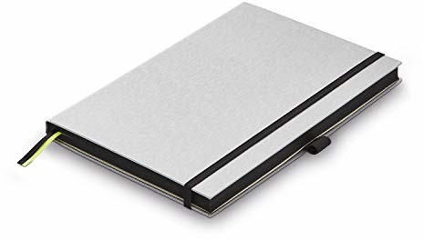 Lamy LAMY Paper notatnik w twardej oprawie A5 810  format DIN A5 (145 x 210 mm) w kolorze czarnym z linią lamy, 192 stron i elastyczną taśmą zamykającą 1234264