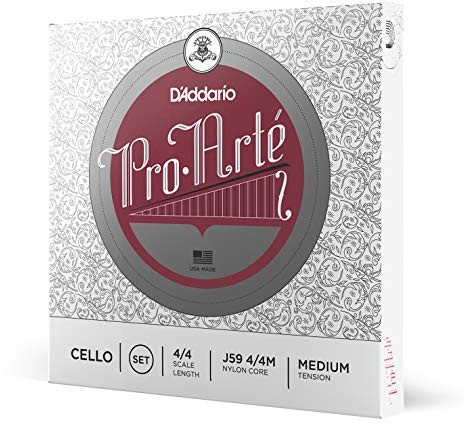 DAddario Pro-Arte 4/4 skala średniego napięcia zestaw strun do celi J59 4/4M