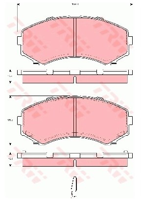 TRW Klocki hamulcowe GDB3254