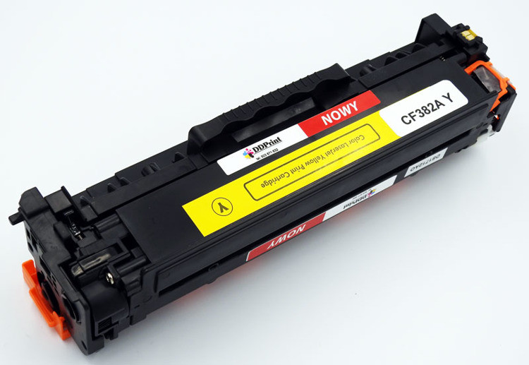 DD-Print CF382A Nowy zamiennik do HP Color LaserJet Pro M476 MFP / Żółty / 2700 stron / Nowy zamiennik CF382A