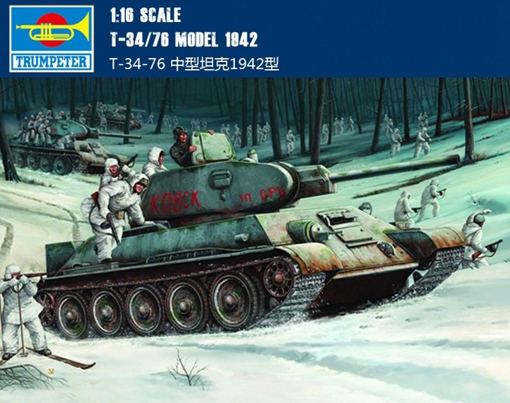 Trumpeter Soviet medium tank T-34/76 Mod. 1942 00905