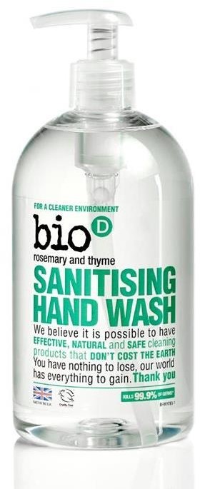 BIO-D Antybakteryjne mydło do rąk rozmaryn i tymianek 500 ml