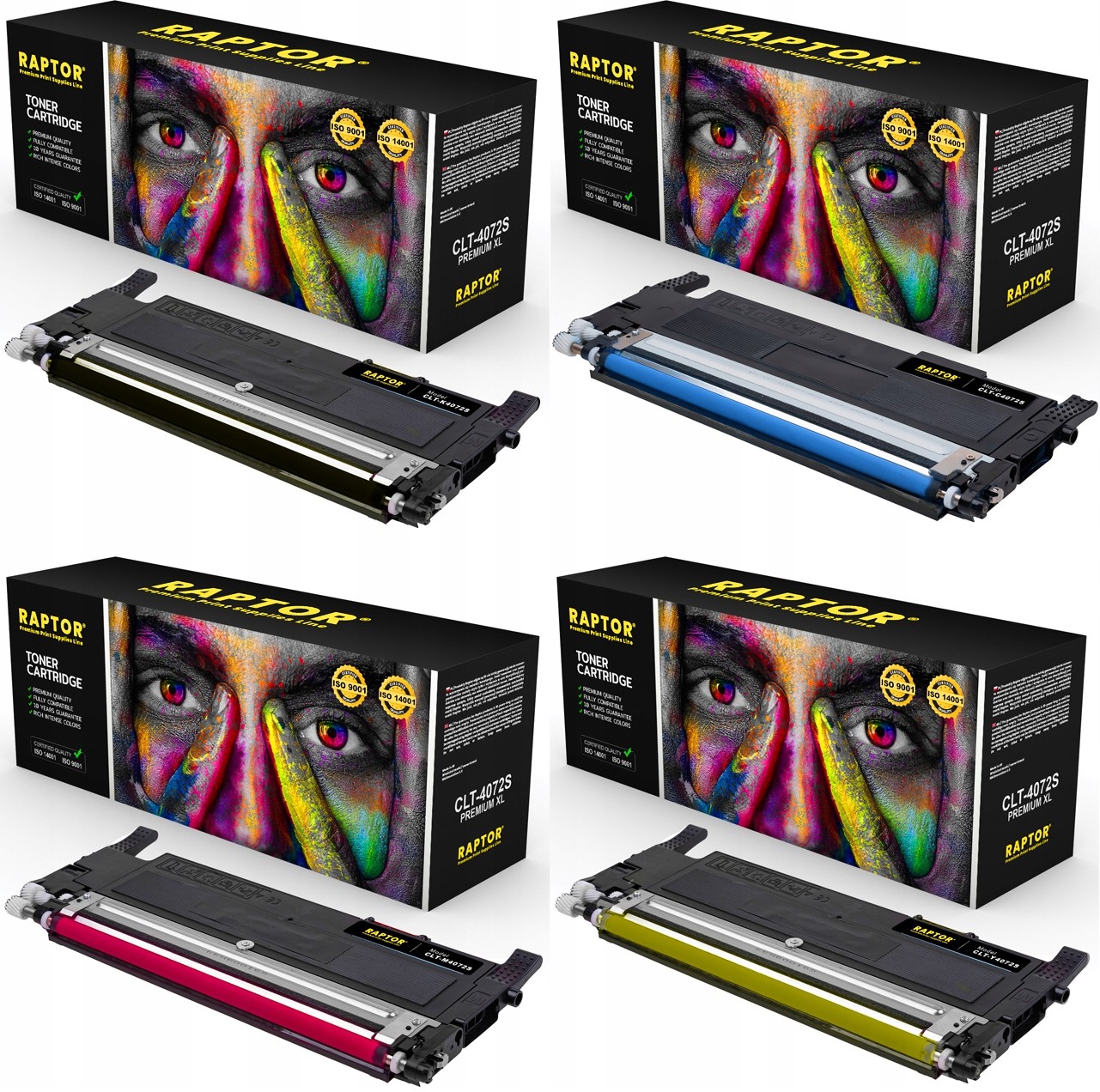 4x Toner do Samsung CLP-320 CLP-320N CLP-325