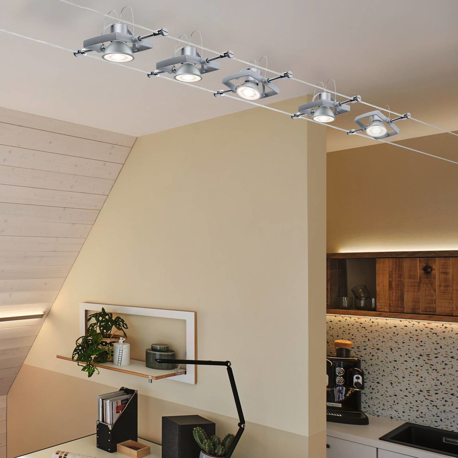 Paulmann GU5,3 reflektor LED 6,5W 840 dim chrom