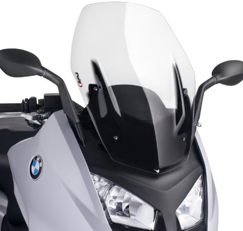 Puig 6031 W przednia szyba sportowa do Maxiscooter C600 Sport 2012-2015, przezroczysta, średnia 6031W
