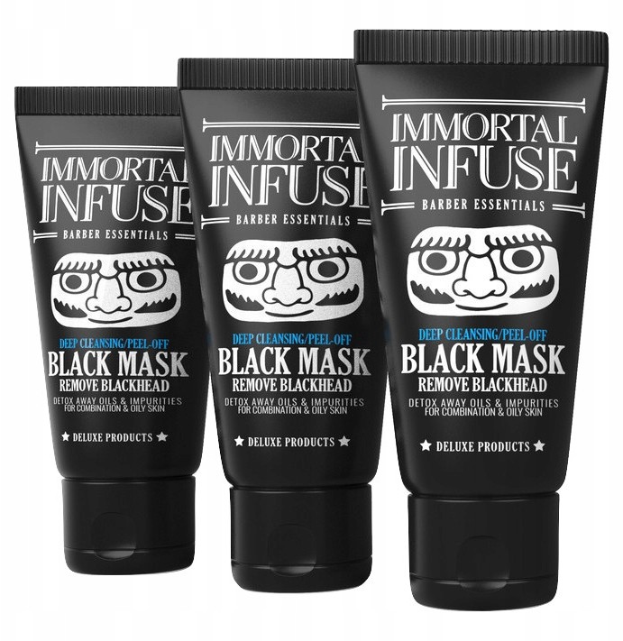 Immortal Infuse Black Mask Peel-Off na wągry 150ml