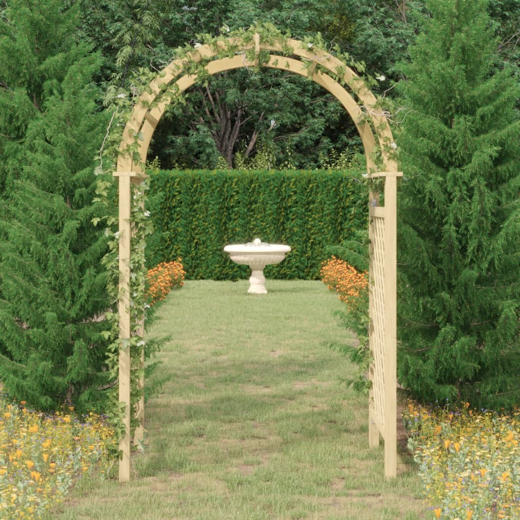 vidaXL Pergola ogrodowa, 141x97x243 cm, impregnowane drewno sosnowe