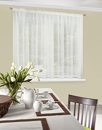 Eurofirany Fir/Lucy/K Lucy firana z taśmą marszczącą, 300 x 160, kremowa FIR/LUCY/K/300X160 T