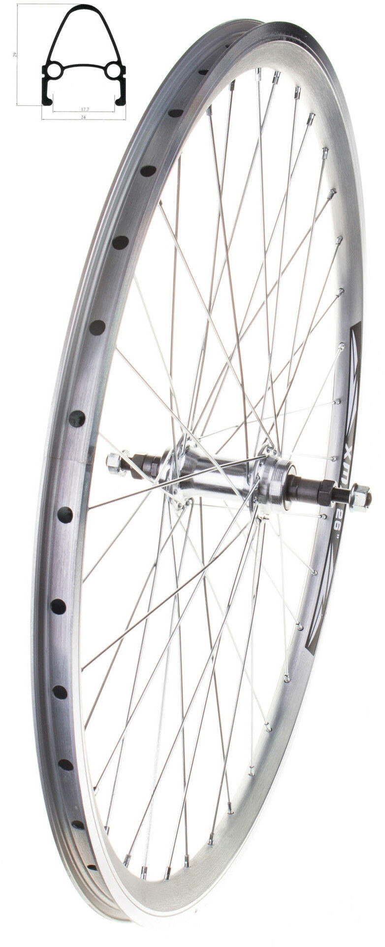 Bikeland Koło tylne aluminiowe 20