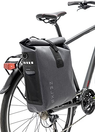 New Looxs Newlooxs pojedyncza torba rowerowa dla dorosłych, uniseks, Varo, szara, 20 litrów, szara, rozmiar uniwersalny CG509967