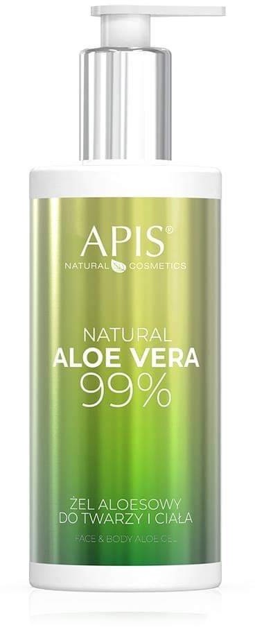 Apis Natural Aloe Vera 99% żel aloesowy do twarzy i ciała 300ml 98350-uniw