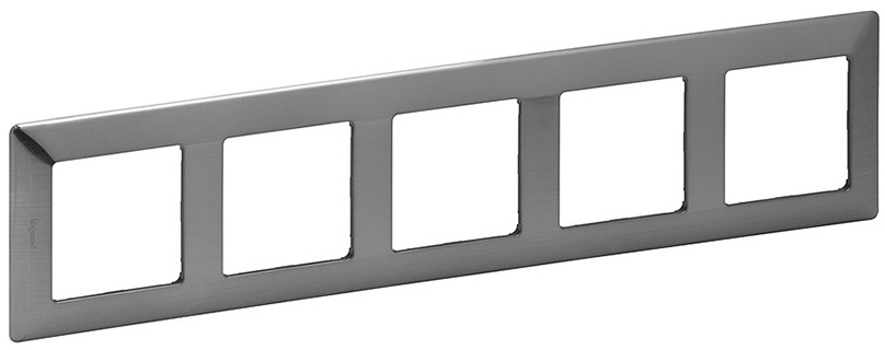 Legrand Legrand 754155 - Ramka dla przełączników VALENA LIFE 5P stal nierdzewna