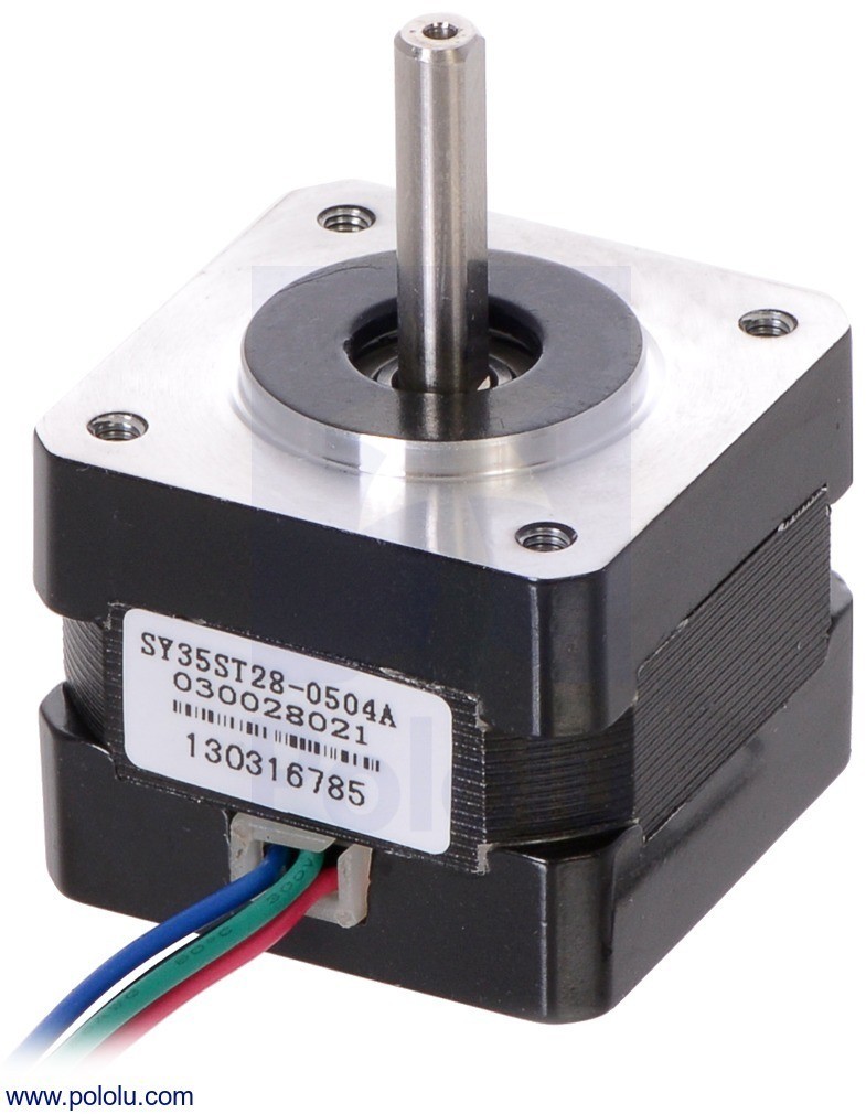 Pololu Silnik krokowy SY35ST28-0504A 200 kroków/obr 10 V / 0,5 A / 0,1 Nm PLL-00470