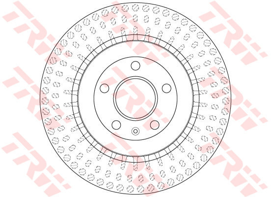 TRW Tarcza hamulcowa DF6175S