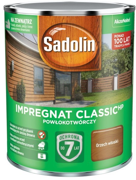 Sadolin Impregnat do drewna Classic orzech w$77oski 0 75 l