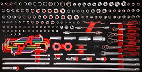 KS Tools 813.0183 PERFORMANCEplus zestaw narzędzi 183-częściowy klucz nasadowy 1/4'+3/8' 813.0183