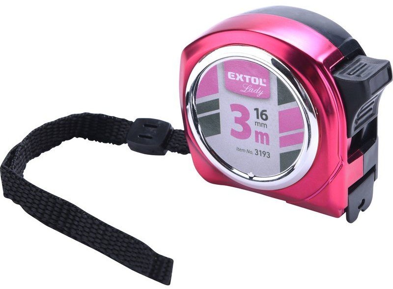 EXTOL EXTOL LADY Miara zwijana, 3m, szerokość taśmy 16mm, 3193