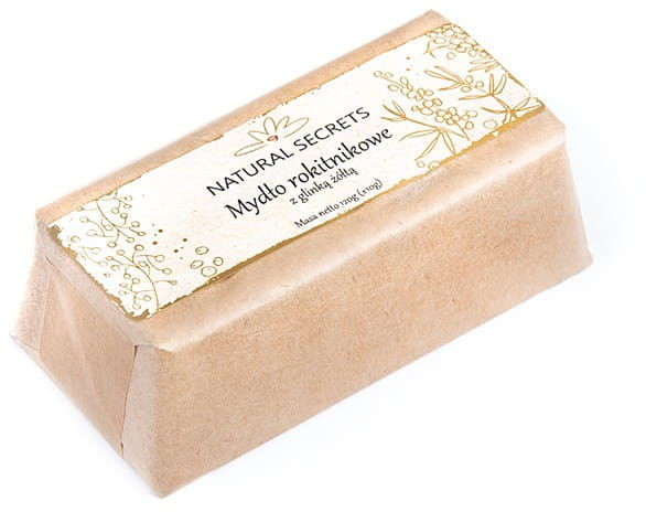 Natural secrets Natural Secrets Mydło Rokitnikowe z Glinką Żółtą 129g 1443-455DC