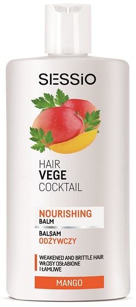 Sessio Sessio Hair Vege Cocktail Nourishing Balm balsam odżywczy do włosów osłabionych i łamliwych Mango 300g