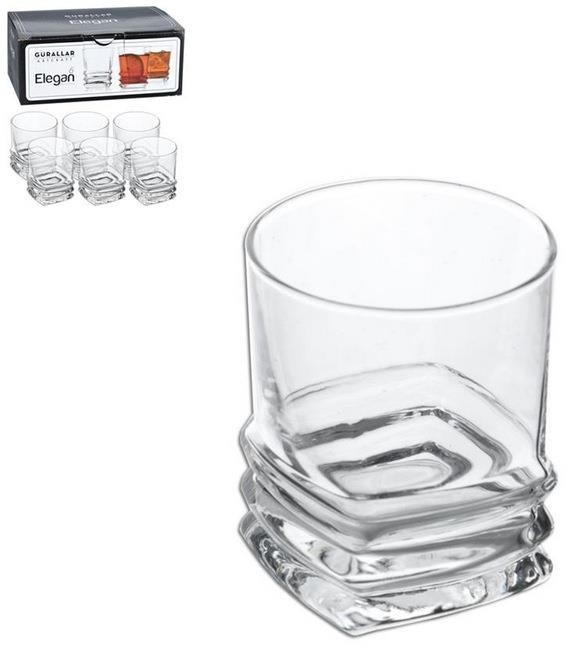 Kieliszek do wódki ELEGAN 80ML 6 szt 125512