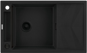 Deante ZRM N113 ZLEW MAGNETIC NERO GRANIT 1K Z/O 820X500X219 3,5